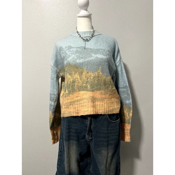 Zara Wool Blend Pastel Sweatshirt - Picture 1 of 6